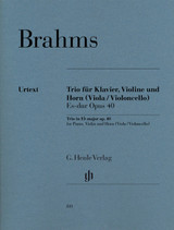 Brahms J. Trio OP 40 Cor (ou Violon OU Alto) Violoncelle Piano Brahms J. Trio OP 40 Cor (ou Violon OU Alto) Violoncelle Piano