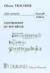 Trachier O. Aide Memoire Contrepoint DU Xvime Siecle Trachier O. Aide Memoire Contrepoint DU Xvime Siecle