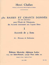 Challan H. 380 Basses et Chants Donnes Vol 1B Challan H. 380 Basses et Chants Donnes Vol 1B