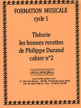 Durand P. Theorie Les Bonnes Recettes Cahier N°2