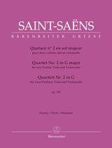 SAINT-SAENS C. Quatuor N°2 OP 153 SAINT-SAENS C. Quatuor N°2 OP 153