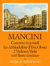 Mancini F. Concerto Xiv Sol Mineur Quintette Flute A Bec Alto et Cordes Mancini F. Concerto Xiv Sol Mineur Quintette Flute A Bec Alto et Cordes