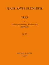 Kleinheinz F.x. Trio OP 13 Violon, Violoncelle et Piano Kleinheinz F.x. Trio OP 13 Violon, Violoncelle et Piano