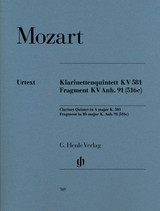 Mozart W.a. Quintett K. 581 et Fragment K. Anh. 91 Clarinette et Quatuor A Cordes Mozart W.a. Quintett K. 581 et Fragment K. Anh. 91 Clarinette et Quatuor A Cordes