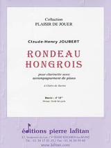 Joubert C.h. Rondeau Hongrois Clarinette Joubert C.h. Rondeau Hongrois Clarinette