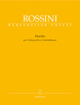 Rossini G. Duettino Pour Violoncelle et Contrebasse Rossini G. Duettino Pour Violoncelle et Contrebasse