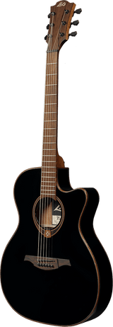 Lag T118ASCE-BLK Auditorium Slim Body Cutaway Black Lag T118ASCE-BLK Auditorium Slim Body Cutaway Black