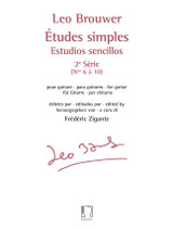 Brouwer L. Etudes Simples 2ME Serie Guitare
