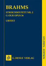 Brahms J. Sextuor A Cordes N°2 OP 36 Conducteur Brahms J. Sextuor A Cordes N°2 OP 36 Conducteur