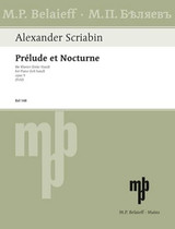 Scriabine A. Prelude et Nocturne OP 9 Piano Main Gauche-1 Scriabine A. Prelude et Nocturne OP 9 Piano Main Gauche-1