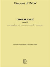 D'indy V. Choral Varie OP 55 Saxo Alto Piano D'indy V. Choral Varie OP 55 Saxo Alto Piano