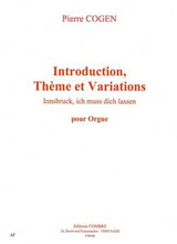 Cogen P. Introduction, Theme, Variations Orgue