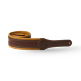 Sangle Taylor Ascension Strap Cordovan/ Black/butterscotch Leather 3"