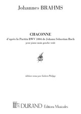 Bach / Brahms Chaconne Piano Main Gauche-1 Bach / Brahms Chaconne Piano Main Gauche-1