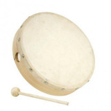 Tambourin Peau Naturelle 20 CM Sans Cymbalettes Tambourin Peau Naturelle 20 CM Sans Cymbalettes