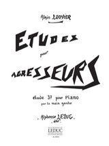 Louvier A. Etude 37 Pour la Main Gauche Piano