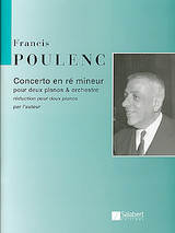 Poulenc F. Concerto en RE Mineur 2 Pianos