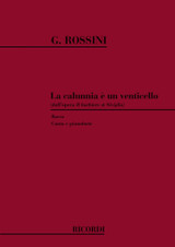 Rossini G. la Calunnia E UN Venticello Chant Piano Rossini G. la Calunnia E UN Venticello Chant Piano