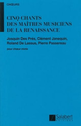 Chants Des Maitres Musiciens de la Renaissance Chant