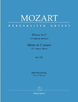 Mozart W.a. Missa IN C TRINITATIS-MESSE K 167
