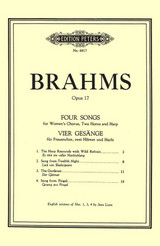 Brahms J. 4 Choruses OP 17 Chant