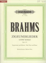 Brahms J. Gypsy Songs OP 103 Chant