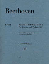 Beethoven L.v. Sonate OP 5 N°1 Violoncelle