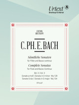Bach C.p.e. Sonates Vol 3 WQ 128 - WQ 134 Flute