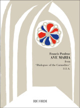 Poulenc F. Ave Maria Chant Piano Poulenc F. Ave Maria Chant Piano