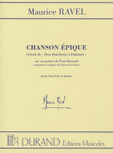 Ravel M. Chanson Epique Voix Ravel M. Chanson Epique Voix