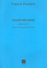Ravel M. 12 Melodies Vol 2 Voix Moyenne