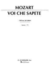 Mozart W A. Voi Che Sapete Chant Piano-1