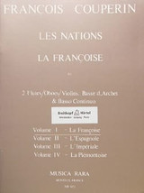 Couperin F. Les Nations: la Francoise Flutes, Basse D'archet et Basse Continue