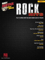Rock Hits Easy Guitar PLAY-ALONG Vol 3