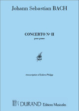 Bach J.s. Concerto N°2 Piano Bach J.s. Concerto N°2 Piano