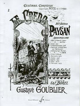 Goublier G. le Credo DU Paysan Vocal Piano-1 Goublier G. le Credo DU Paysan Vocal Piano-1