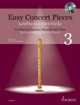 Easy Concert Pieces Vol 3 Flute A Bec Soprano