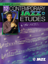 Mintzer B. 12 Contemporary Jazz Etudes BB Trompette Clarinette
