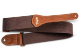 Sangle Taylor Mni Guitar Strap Chocolate Brown Cotton