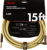 Cordon Jack Fender Deluxe Series Straight/angle 15' Tweed