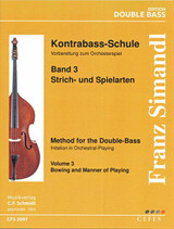 Simandl F. Kontrabass Schule 3 Contrebasse