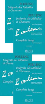 Poulenc F. Integrales Des Melodies et Chansons 4 Volumes Chant Poulenc F. Integrales Des Melodies et Chansons 4 Volumes Chant