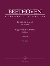 Beethoven L.v. Lettre A Elise Piano-1