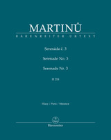 Martinu B. Serenade N°3 H 218 Bois et Cordes