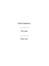 Glinka M. The Lark Piano Glinka M. The Lark Piano
