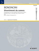Bononcini G.b. Divertimenti DA Camera Vol 2 Flute A Bec Soprano OU Flute OU Violon OU Hautbois Bononcini G.b. Divertimenti DA Camera Vol 2 Flute A Bec Soprano OU Flute OU Violon OU Hautbois