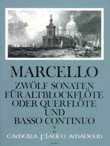 Marcello B. Sonaten OP 2 Vol 2 Flute A Bec