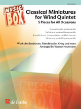 Herr Werner Heckmann Classical Miniatures For Wind Quintet Music Box Herr Werner Heckmann Classical Miniatures For Wind Quintet Music Box