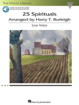 Burleigh H.t. 25 Spirituals Arrangements Voix Grave