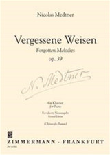 Medtner N. Forgotten Melodies OP 39 Piano